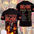 AcDc PWUP 3d T Shirt