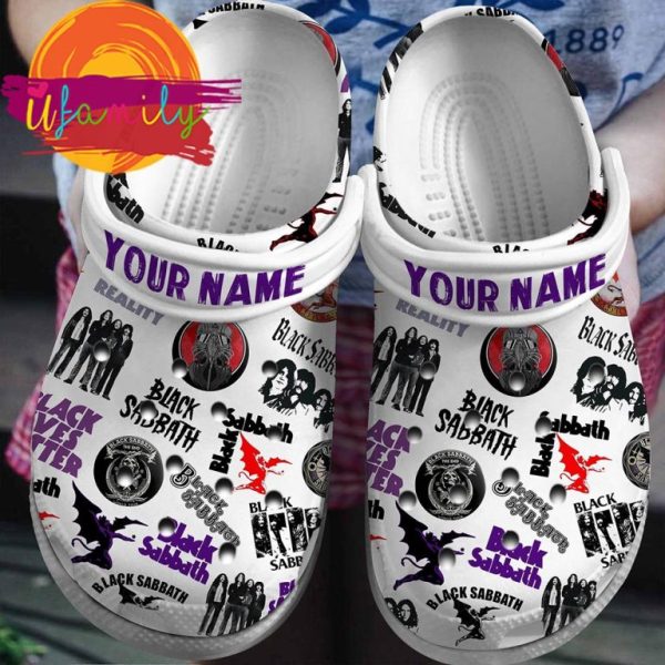 Black Sabbath Crocs Shoes