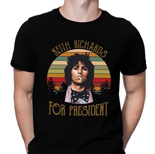 Keith Richards For President T-shirt