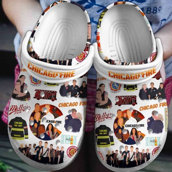 Chicago Fire Crocs Shoes