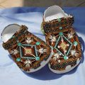 Native America Crocs Shoes 8