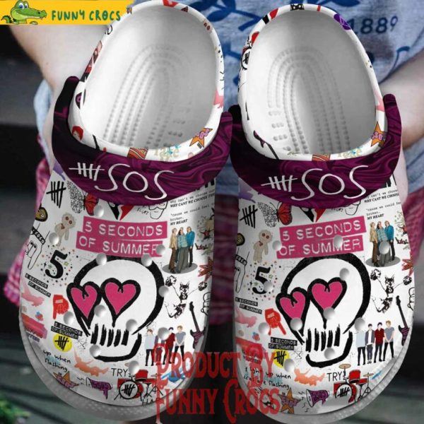 5 Seconds Of Summer Crocs Shoes 4