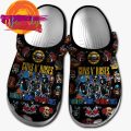 Guns N' Rose Crocs Shoes 6