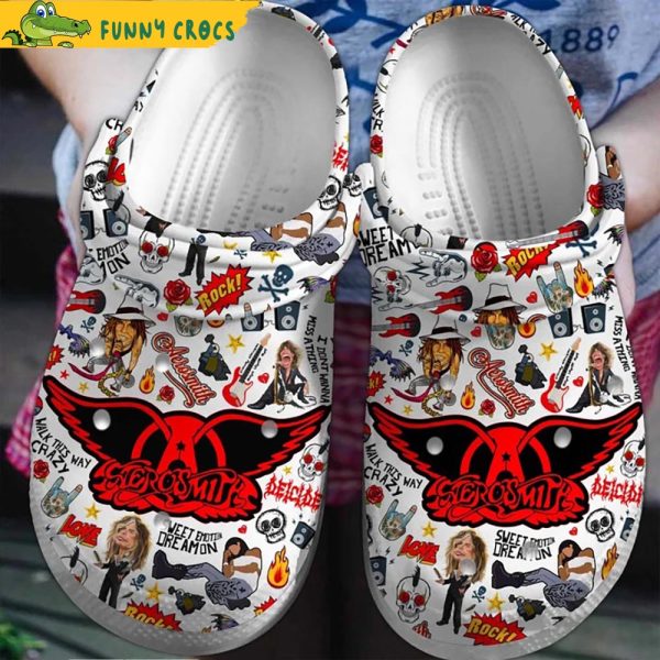 AeroSmith Crocs Shoes 1