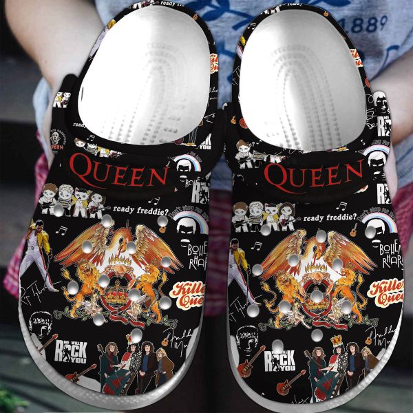 Freddie Mercury Crocs Shoes 6