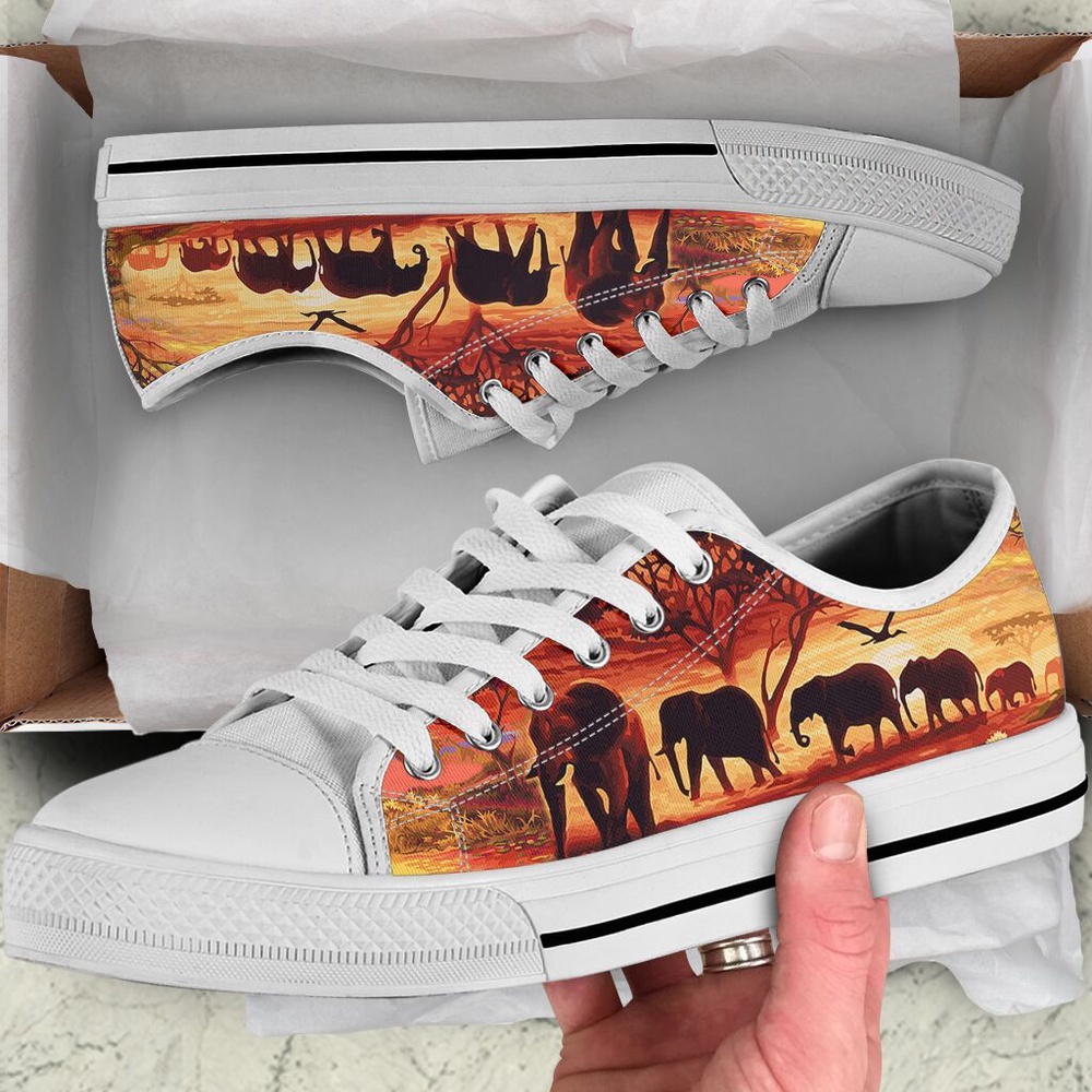 Elephants Low Top Shoes 1