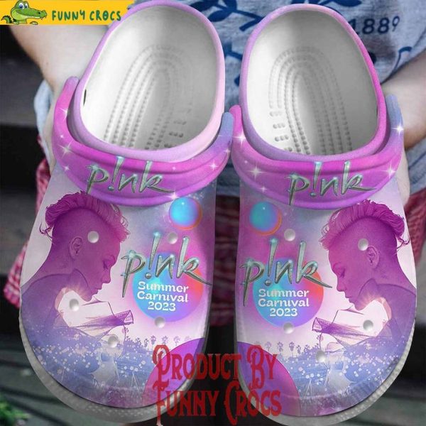Pink Crocs Shoes